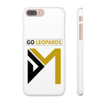 White Go Leopard Snap Cases