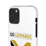 White Go Leopard Snap Cases