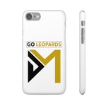 White Go Leopard Snap Cases