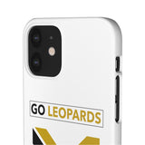 White Go Leopard Snap Cases