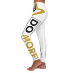 White Do More Leopard Women's Spandex Leggings Unique