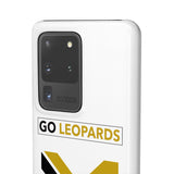 White Go Leopard Snap Cases