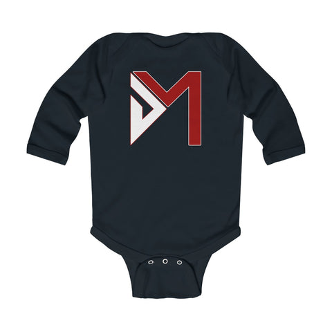 Infant Do More Red/Black/White Long Sleeve Bodysuit