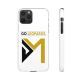 White Go Leopard Snap Cases