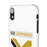 White Go Leopard Snap Cases