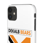 Go Dekalb Bears White Snap Cases