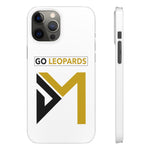 White Go Leopard Snap Cases