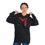 Black/Red Hooded Sweatshirt