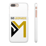 White Go Leopard Snap Cases