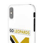 White Go Leopard Snap Cases